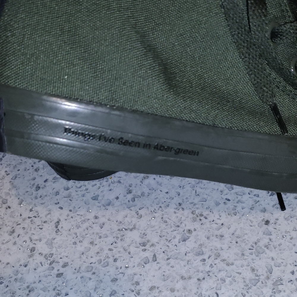 Converse O.P.I Olive Green High-Top Sneakers - Picture 7 of 13